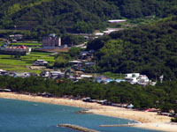 讃岐カントリークラブからの津田の風景