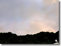平成22年5月25日に鶴羽で見えた虹の写真