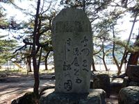 南岳・琴林碑横 句碑の写真