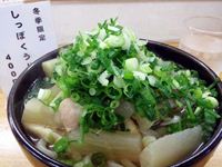 讃岐うどん「羽立」しっぽくうどんネギだくの写真