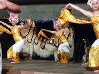 2012年 津田石清水八幡宮 夏越祭のバリ舞踊奉納（FM香川遊びの達人）の写真①