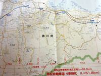 高松自動車道4車線化の地図の写真