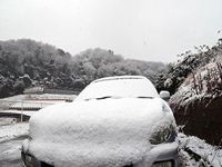 2013年2月19日 津田町に積雪の写真