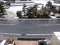 2014年2月14日の津田町平野部の雪の写真