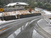2014年2月14日の津田町山手の雪の写真