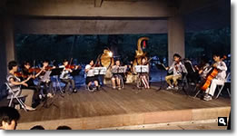 2014年8月2日 津田石清水神社 夏越祭 クラシック演奏の写真