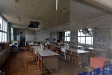 2014年8月13日津田中学校 学校見学会 第１理科室の写真