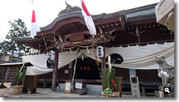 2016年1月3日 香川県さぬき市津田町 津田石清水神社で初詣の写真