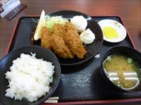2017年1月13日 さぬき市津田の松原SA「牡蠣フライ定食」の写真