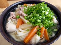 2017年12月04日 香川県さぬき市津田町 松原うどん 冬季限定1日10食 しっぽくうどんの写真