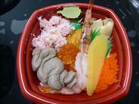 2018年8月3日 さぬき市津田町津田「蒼海丼丸 津田店」 「オホーツク丼」の写真