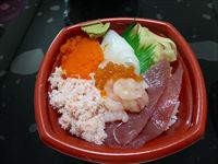 2018年8月3日 さぬき市津田町津田「蒼海丼丸 津田店」 「海峡丼」の写真