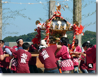 2009年 津田の秋祭り 御神輿 の写真①