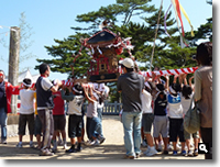 2009年 津田の秋祭り 御神輿 の写真③