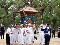 2011年 津田石清水神社 秋季例大祭 奉納舞 瀬戸の都・高松踊りの写真⑤