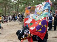 2011年 津田石清水神社 秋季例大祭 城北の獅子舞の写真②