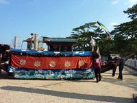 2012年 津田石清水神社 秋季例大祭 屋形舟奉納の写真②