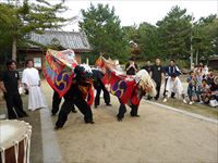 2016年 津田石清水神社 秋季例大祭 城北の獅子舞の写真