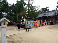 2017年 津田石清水神社 秋季例大祭 屋形舟の写真
