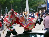 2018年 津田石清水神社 秋季例大祭 獅子舞 神野の写真②