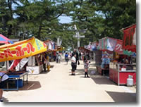 2011年 津田石清水八幡宮 春市の模様の写真②