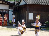 2012年 津田石清水八幡宮 バリ舞踊の写真①