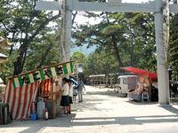 2018年5月12日（土）津田石清水神社春市の出店の写真