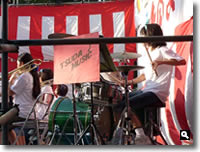 2010年 津田まつりの津田中学校音楽部の写真③