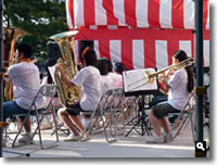 2010年 津田まつりの津田中学校音楽部の写真④