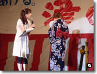 2010年 津田まつりの第二部 浴衣コンテスト 女性の部の写真①