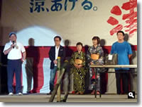 2010年 津田まつりの浴衣コンテスト 結果発表の写真①